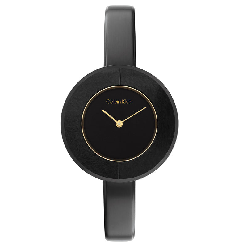 Calvin Klein Confidence Bangle Zwart Dames Horloge 2002-CK25200024-zoom-