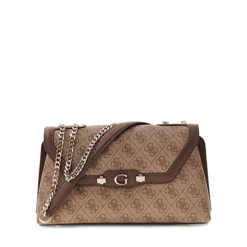 Guess Lindsey Latte Logo Crossbody Tas HWDL97-49210-LTL-zoom-