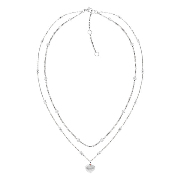 Tommy Hilfiger Roestvrij Staal Zilverkleurige Dames Ketting TJ2781009