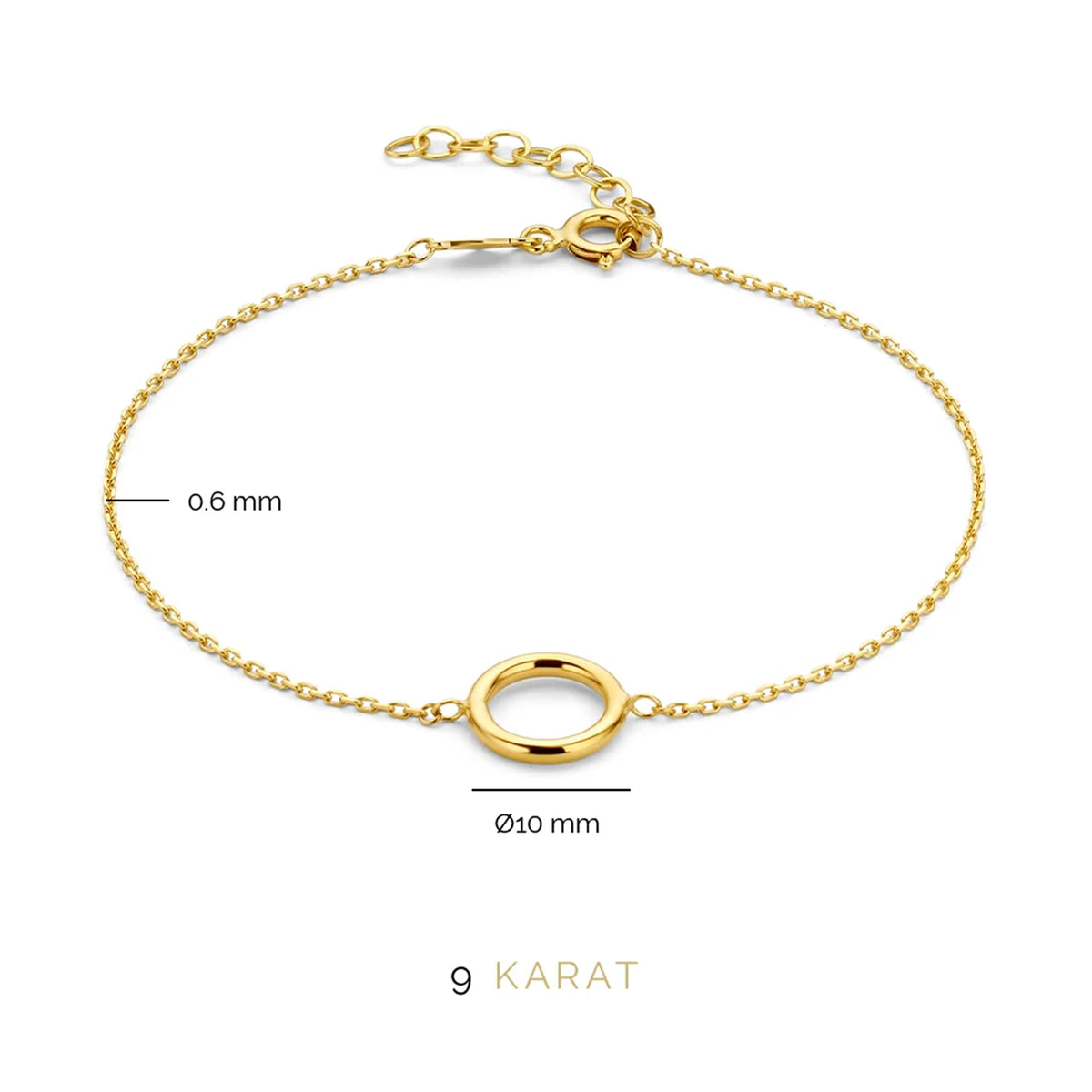 Beloro Jewels La Rinascente Velia 9 carat gold Bracelet BO320024
