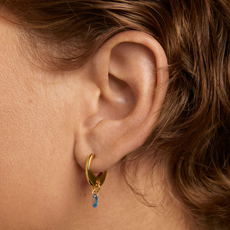 P D Paola Color 925 Sterling Silver Earrings with Gold Plating AR01-B94-U-zoom-