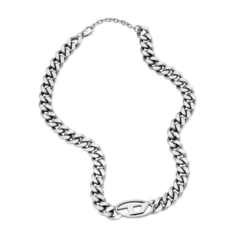 Diesel Steel Silver-coloured Necklace DX1433040-zoom-