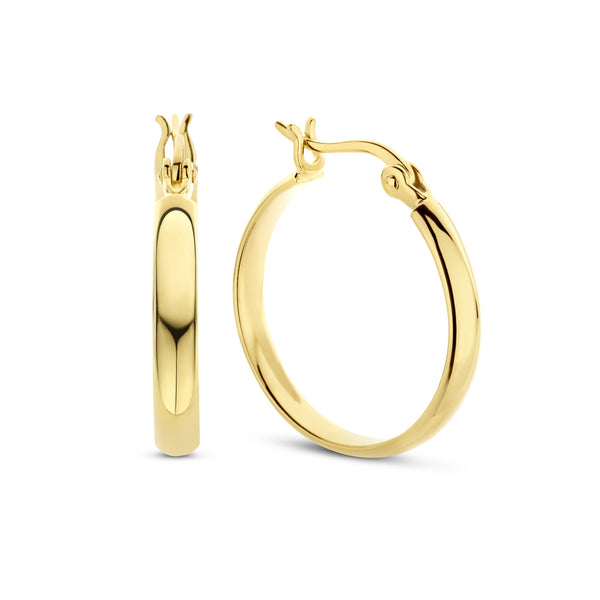 Parte Di Me Bibbiena Poppi Casentino 925 Sterling Zilveren Gold Plated oorringen PDM36152