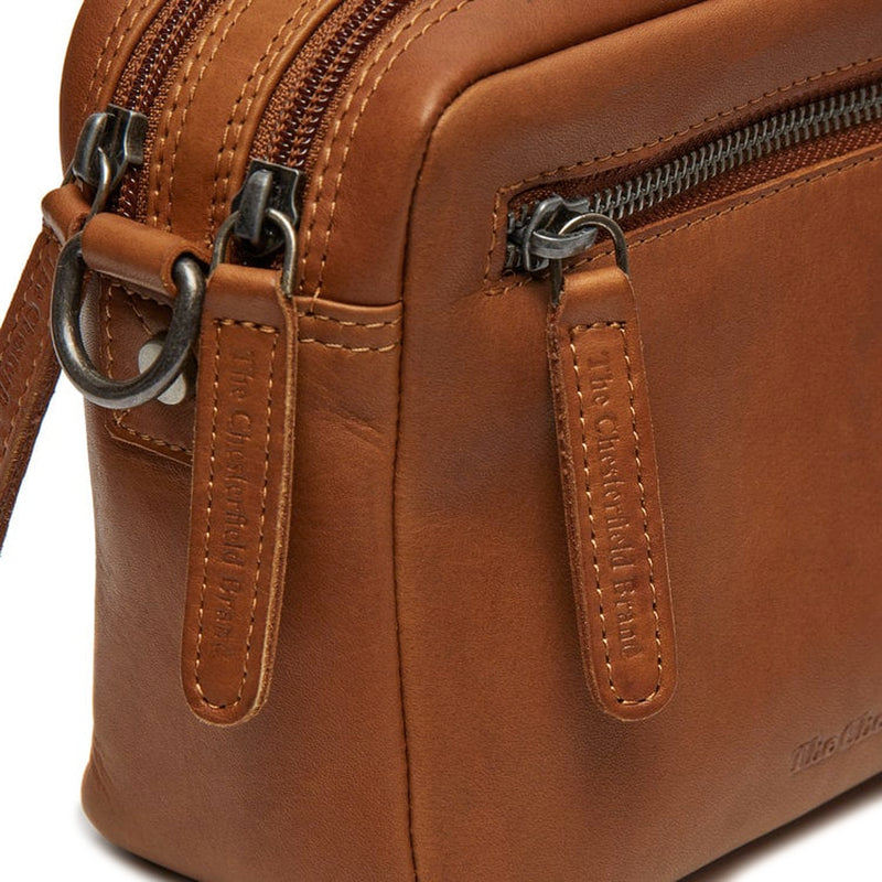 The Chesterfield Brand Tustin Cognac Leather Crossbody bag C48.122231-zoom-