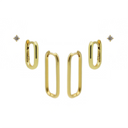Karma 925 Sterling Silver Gold-coloured Sun Kissed Earparty EPV06GP
