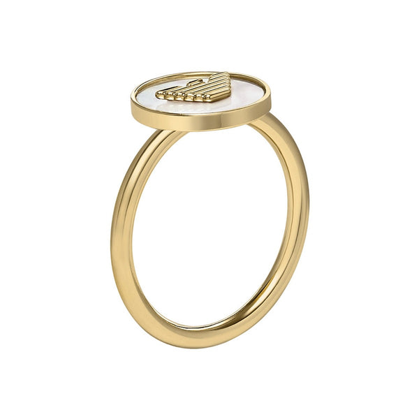Emporio Armani Eagle Logo Copper Ring EGS31427105.5