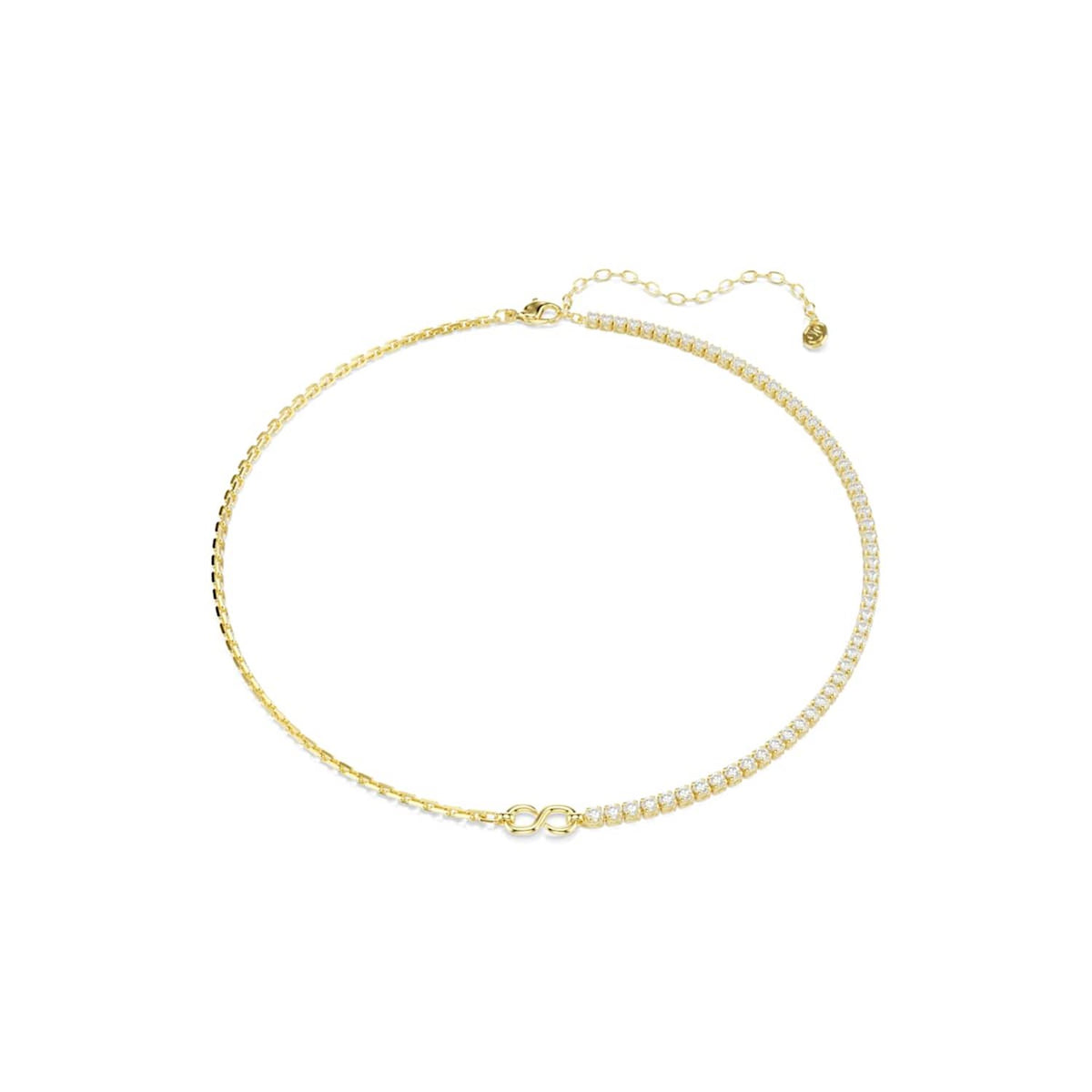 Swarovski Matrix Tennis Gold-Tone Necklace 5747717