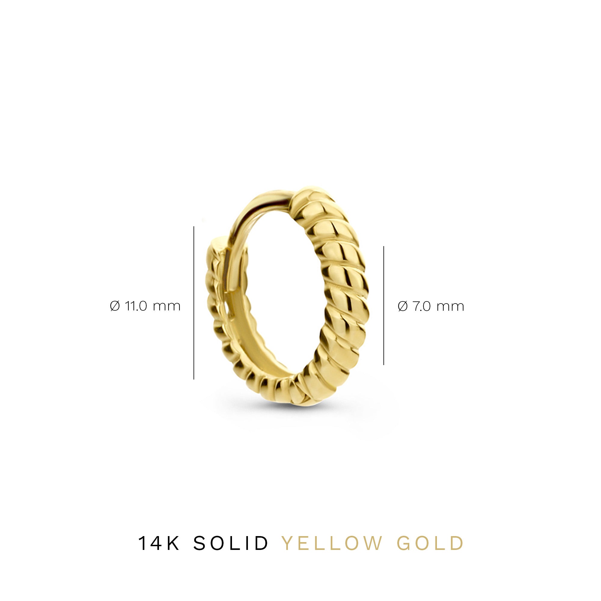 Isabel Bernard 14 Karaat Gouden Le Marais Anne-Colette Oorbellen IB360211