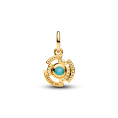 Pandora Marvel Gold Plated Iron Man Arc Reactor Dangle Charm 764216C01