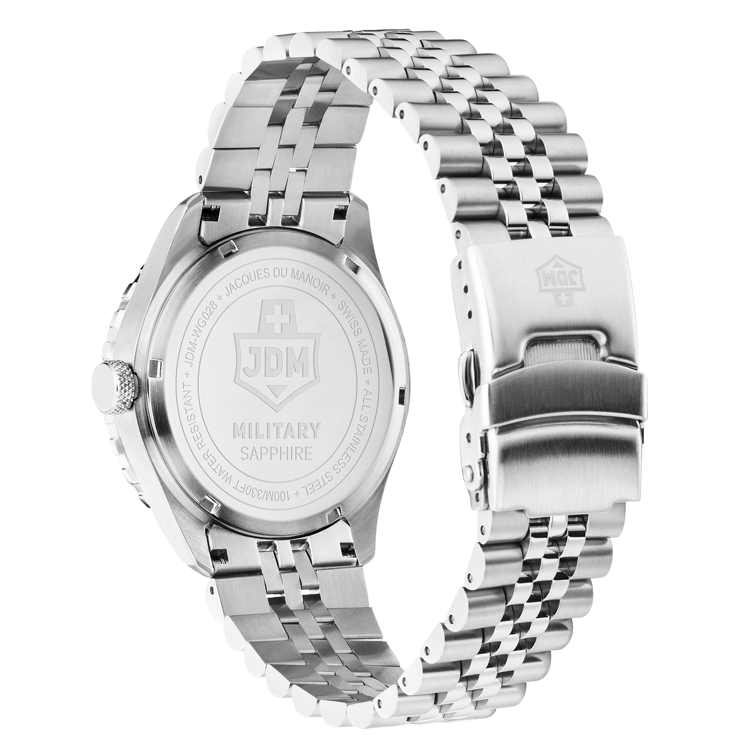 JDM Military Wingman Black Men's Watch JDM-WG028-03