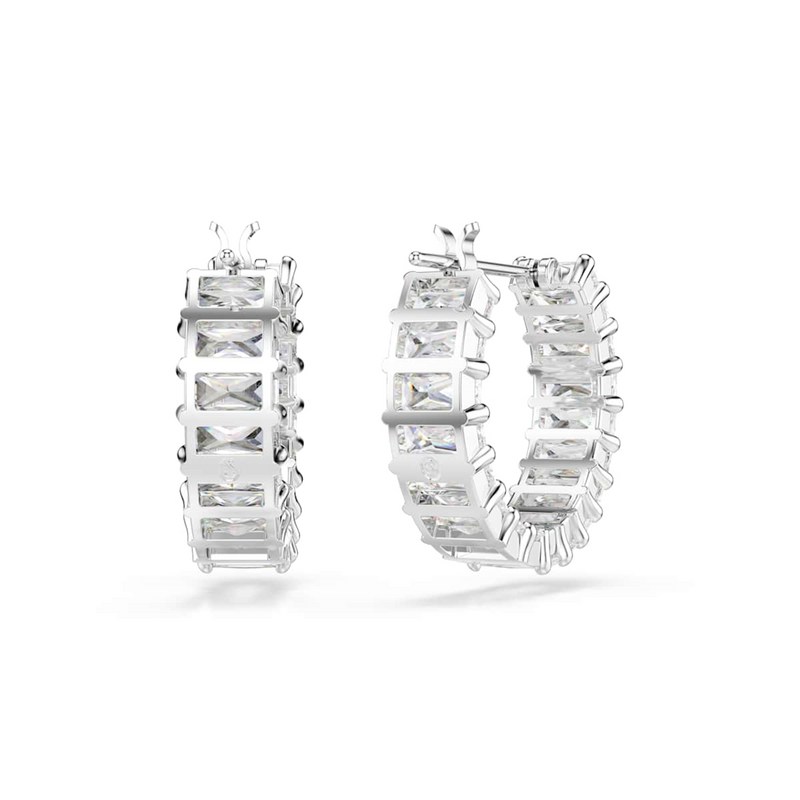 Swarovski Matrix Silver Earrings 5733397-zoom-