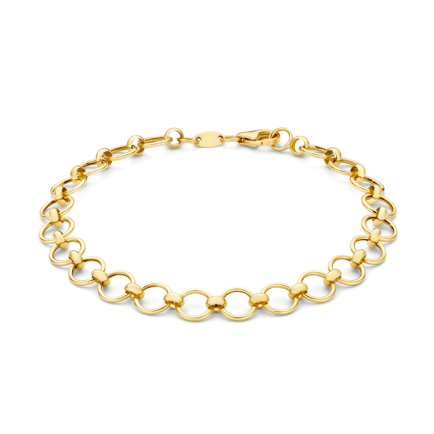 Isabel Bernard Cadeau d'Isabel 14 karat gold necklace and bracelet gift set IB90178