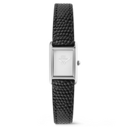 Daniel Wellington Bound Mini Black Lizard Zilverkleurig Dameshorloge DW00100901