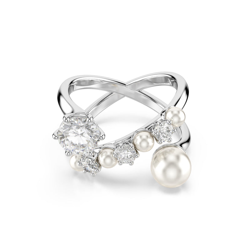 Swarovski Matrix Silver Coloured Ring 5714376-zoom-