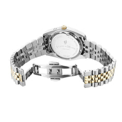 Jacques du Manoir Inspiration Multifunction Silver and Gold-Coloured Stainless Steel Unisex Watch JWN06102