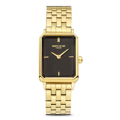 Parte Di Me Orologio Rechthoekig Women'sWatch Gold-coloured and Black PDM09001