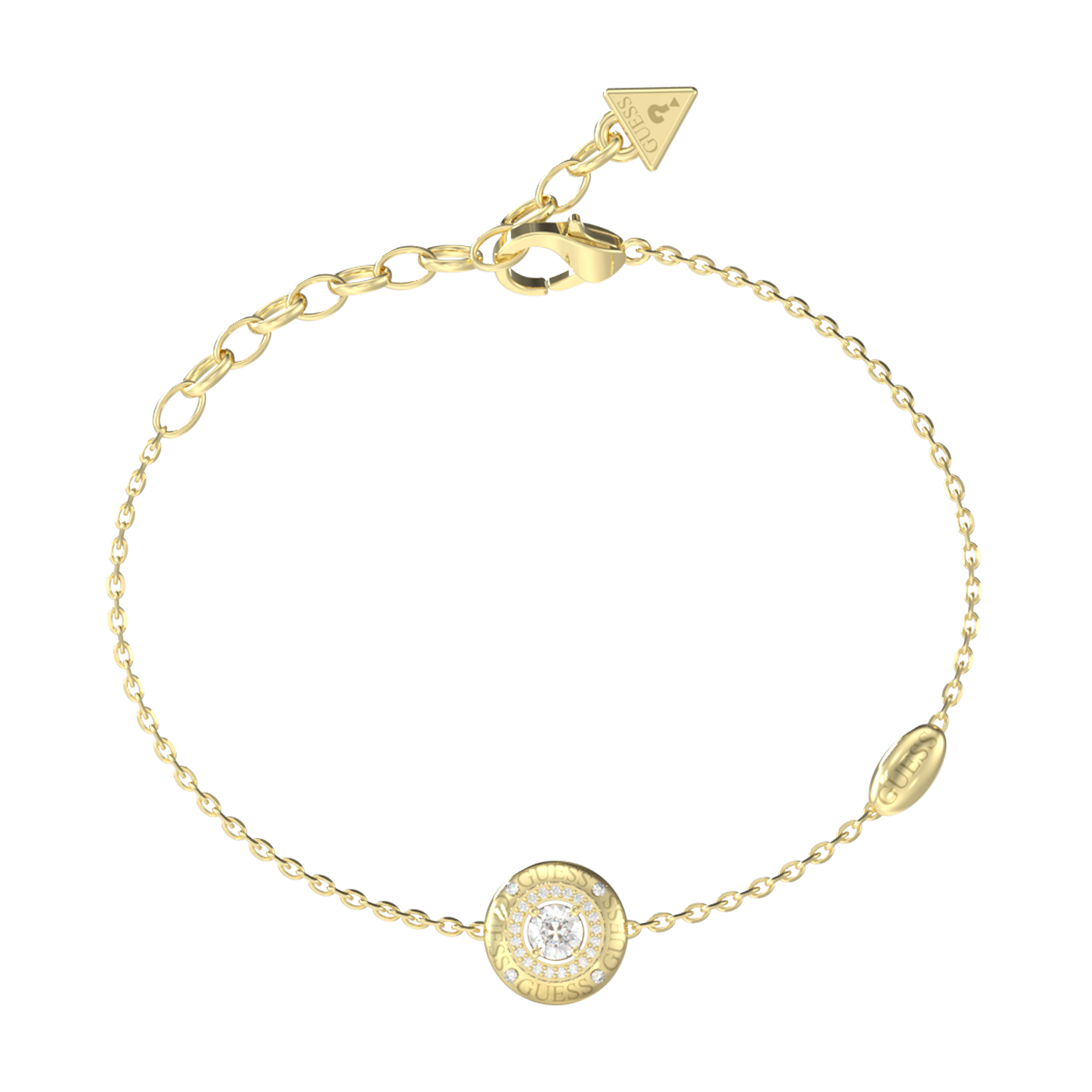 Guess Sparks Gold-coloured Bracelet JUBB06288JWYGS