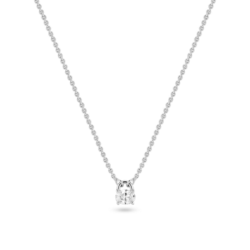 Sif Jakobs 925 Sterling Zilveren Ovale Necklace SJ-N2744-CZ-zoom-