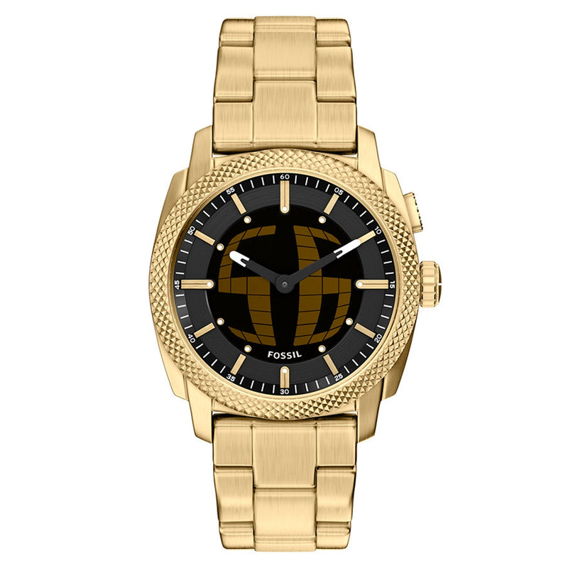 Fossil Machine Round Black Dial Watch FS6157-zoom-