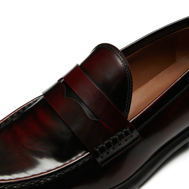 Isabel Bernard Vendôme Blandine Bordeaux Loafers van Kalfsleer IB51015-652-39-zoom-