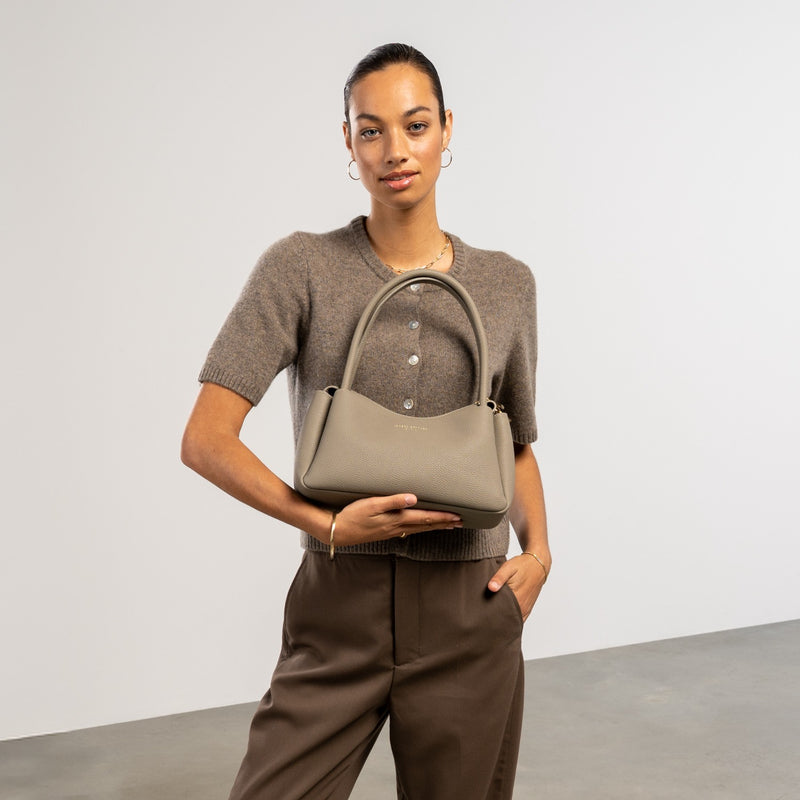 Isabel Bernard Honoré Eve Taupe Handtas Van Kalfsleer IB21133-078-zoom-