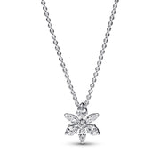 Pandora Timeless 925 Sterling Silver Sparkling Herbarium Cluster Pendant Necklace 392387C01-45