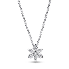 Pandora Timeless 925 Sterling Silver Sparkling Herbarium Cluster Pendant Necklace 392387C01-45