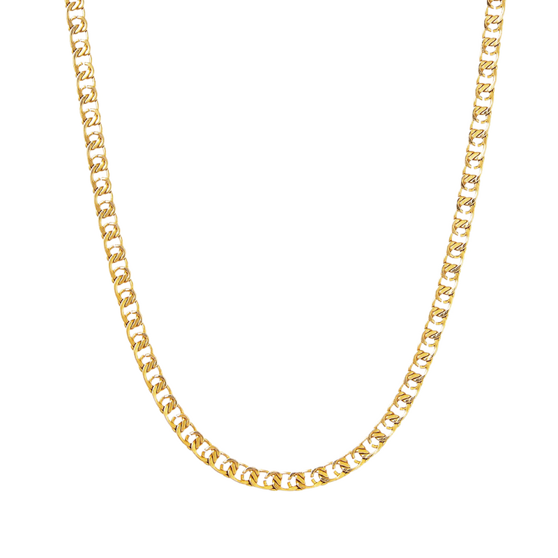 Mockberg Gold Plated Infinity Necklace MB0179-zoom-