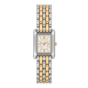 Michael Kors Essex Rectangular White Dial Watch MK4999