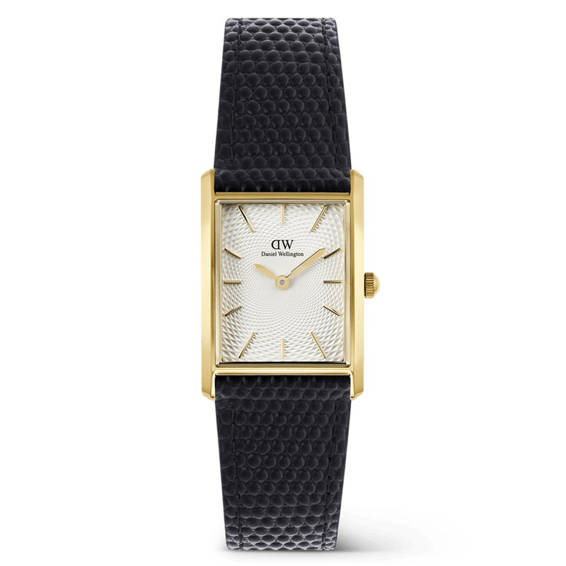Daniel Wellington Bound Black Lizard Wit Guilloché Unisex Horloge DW00100899-zoom-