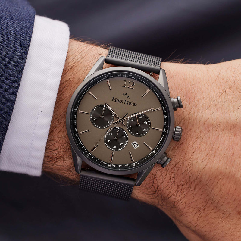 Mats Meier Grand Cornier Chrono Gunmetal Horloge MM00125-zoom-