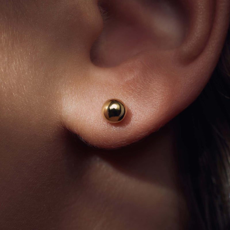 Parte Di Me Bibbiena Poppi Casentino 925 Sterling Zilveren Gold Plated Oorknoppen PDM36166-zoom-