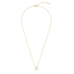 Isabel Bernard De la Paix Léna 14 karat gold necklace with diamond 0.03 carat IBD350029