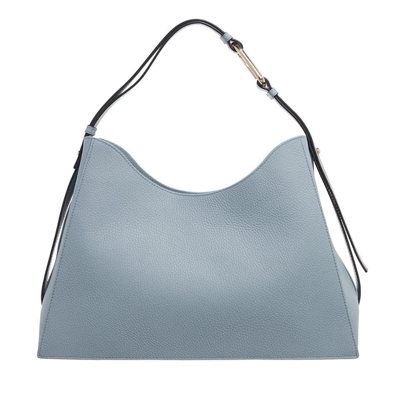 Furla Nuvola Grey Leather Hobo bag 2001-A0630125-zoom-
