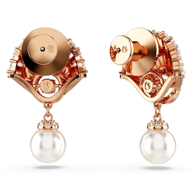 Swarovski Idyllia Roesgold-coloured Ear Studs 5689196-zoom-