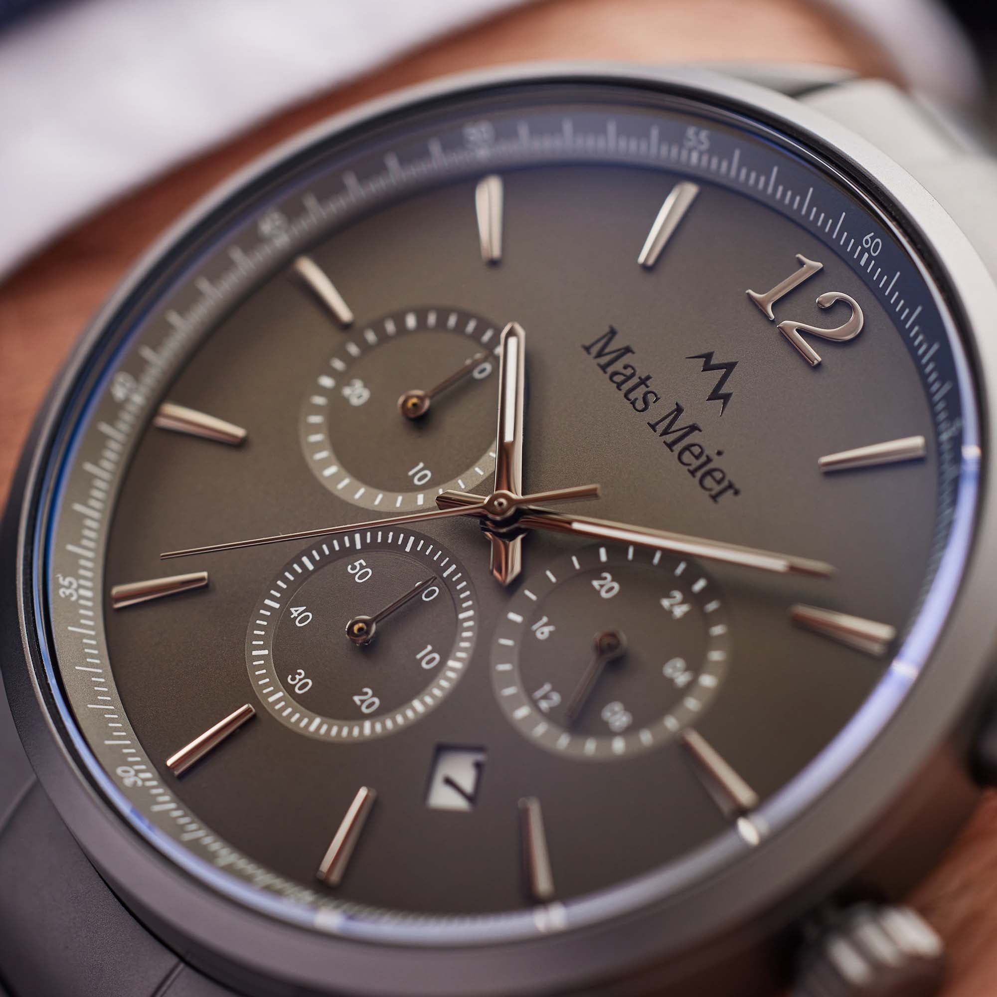 Mats Meier Grand Cornier Chrono Gunmetal Watch MM00127