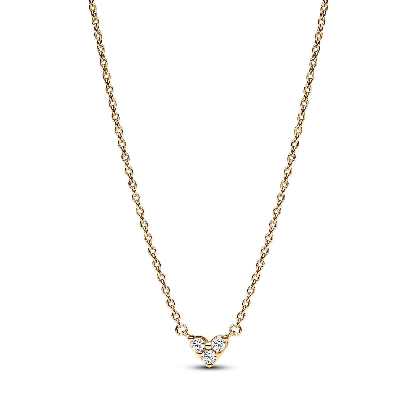 Pandora Timeless Gold-coloured Necklace 363014C01-45with14 Carat Gold Plating
