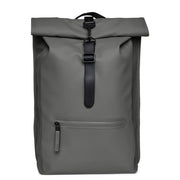 Rains Grey Rolltop Backpack R13320-13