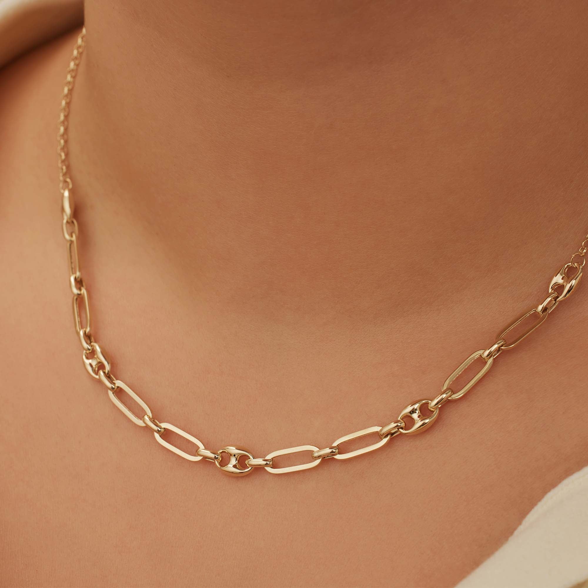 Isabel Bernard Aidee Demie 14 Carat Golden Necklace IB340117