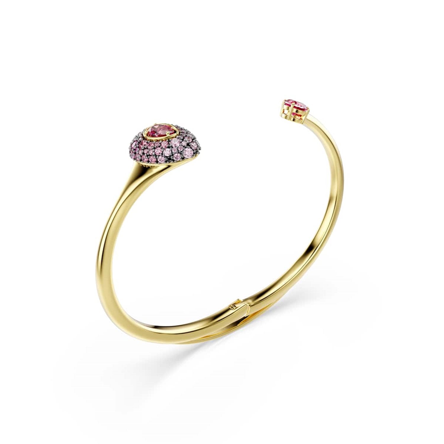 Swarovski Sublima Glam Gold-Tone Bangle with Red Accents 5752896