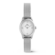 Daniel Wellington Ophelia Mini Mesh Witte Zilveren Dameshorloge DW00100938