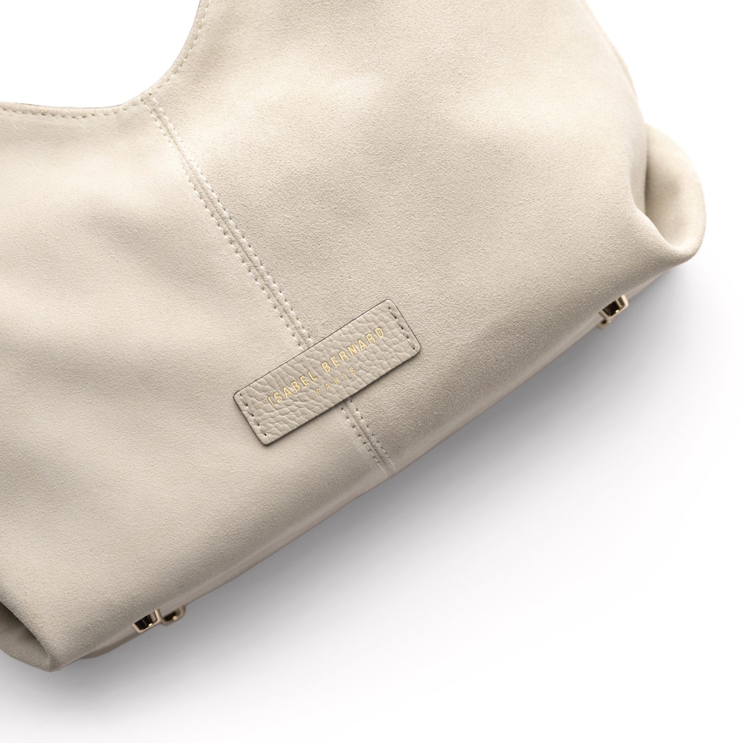 Isabel Bernard Honoré Grace mini cream suede handbag IB21132-170