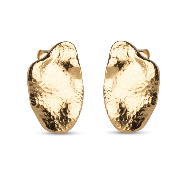 Enamel Copenhagen 925 Sterling Silver Earrings with 18 Karat Gold Plating E387G