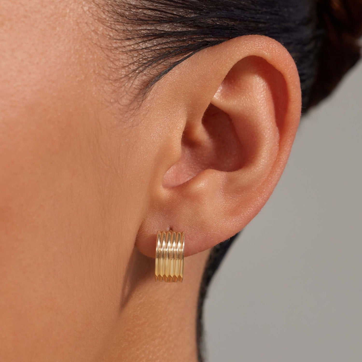 Beloro Jewels La Rinascente Amelie 9 karat gold hoop earrings BO360107