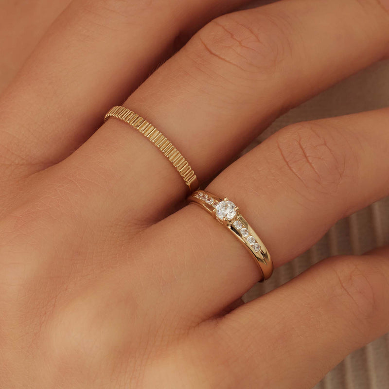 Isabel Bernard Rivoli L'Abbaye 14 karaat gouden ring IB330005-50-zoom-