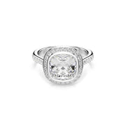 Swarovski Una Angelic Cushion Zilveren Ring 5758472