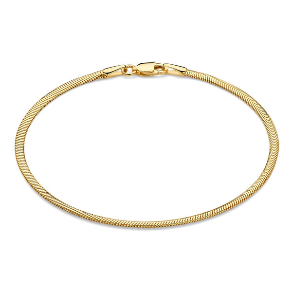 Aidee Leontine 14 karaat gouden snake armband