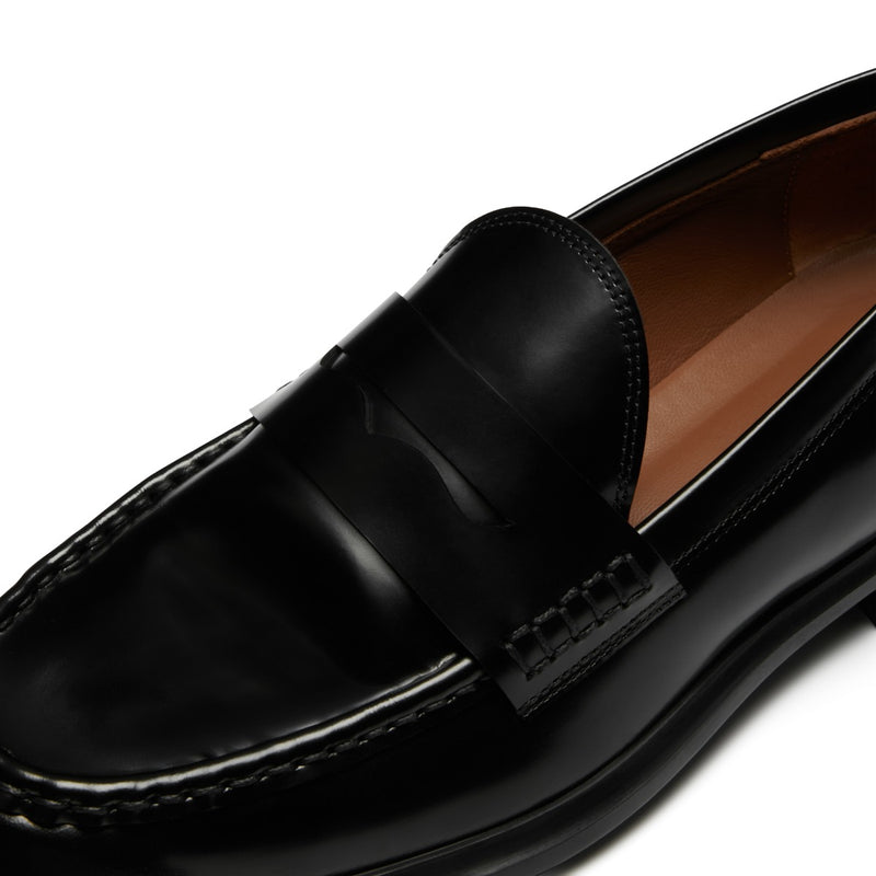 Isabel Bernard Vendôme Blandine Zwarte spazzolato Leren Loafers IB51015-601-37-zoom-