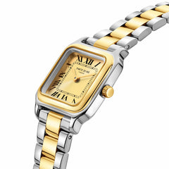 Parte di Me Orologio rectangular ladies watch silver and gold coloured PDM09038