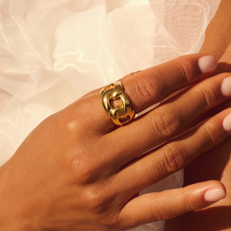 Parte Di Me Bibbiena Poppi Adriane 925 Sterling Zilveren Gold Plated Ring PDM33069-60-zoom-